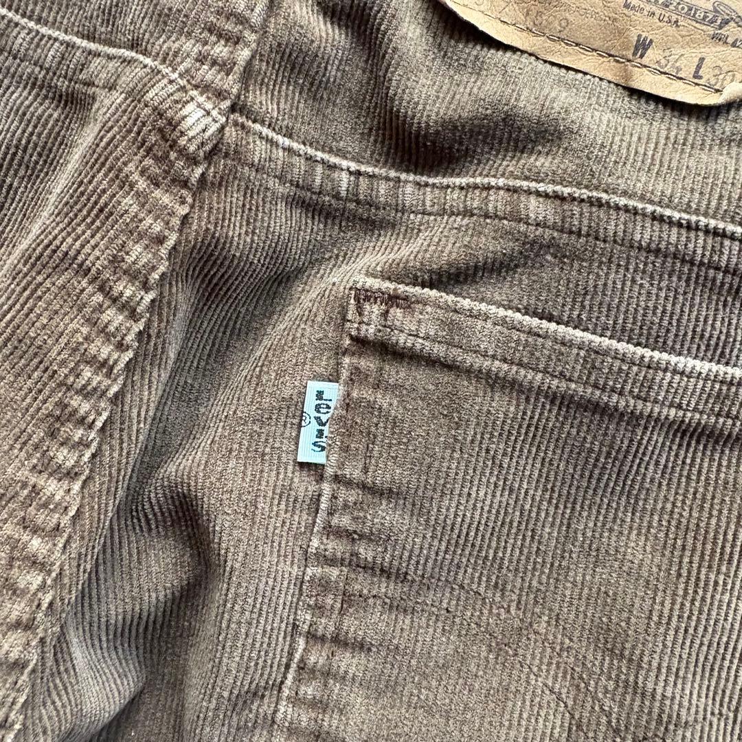 80s Levi's517 コーデュロイパンツ USA製 ブラウン 32×29