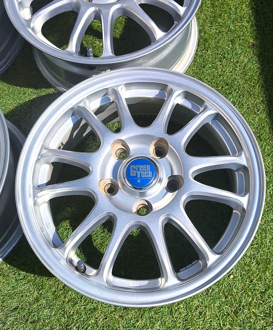 ［ケビン］　GreenTech アルミホイール　15×6J +50 ①