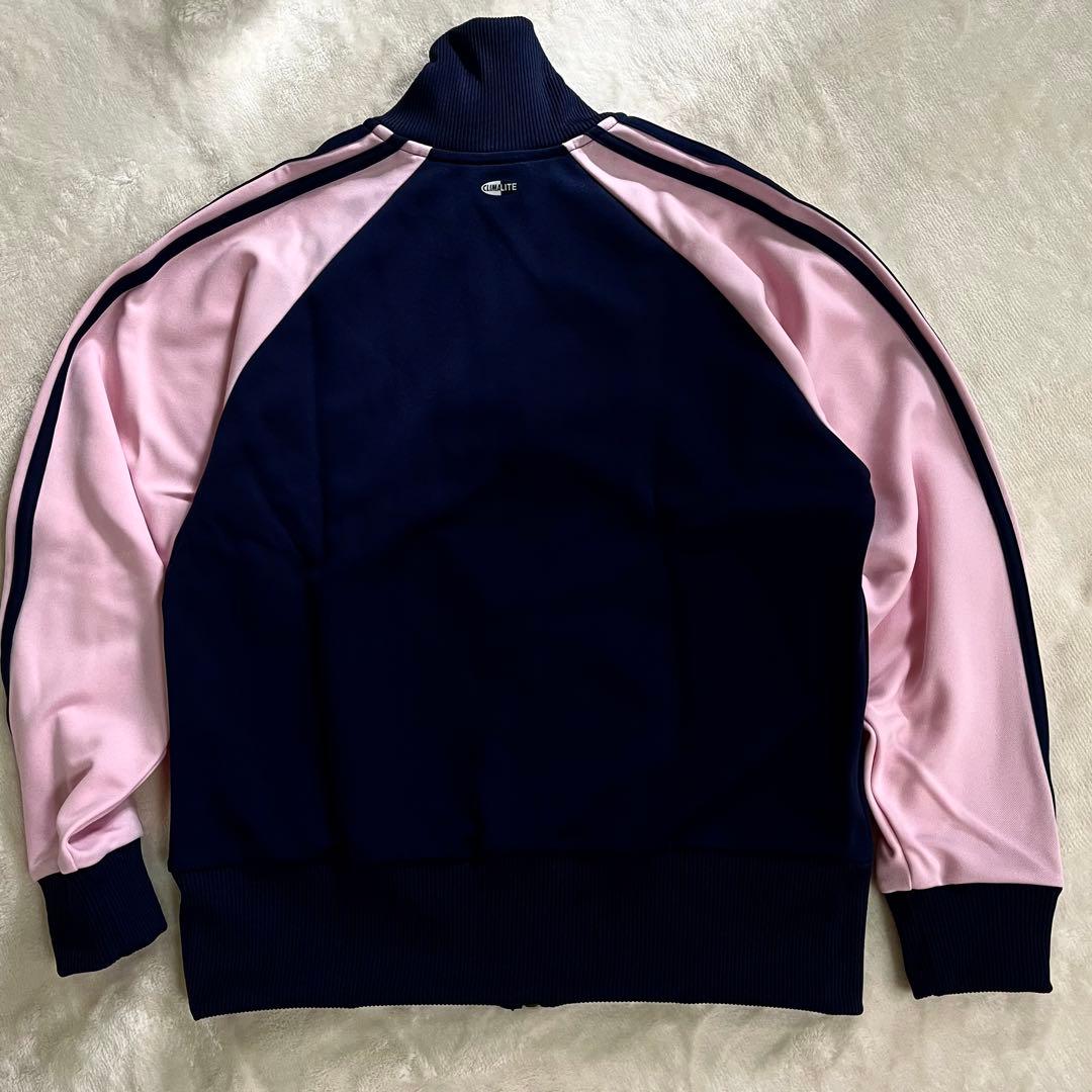 新品　adidas ジャージ上下セット ネイビー/ピンク　mサイズ　タグ付き