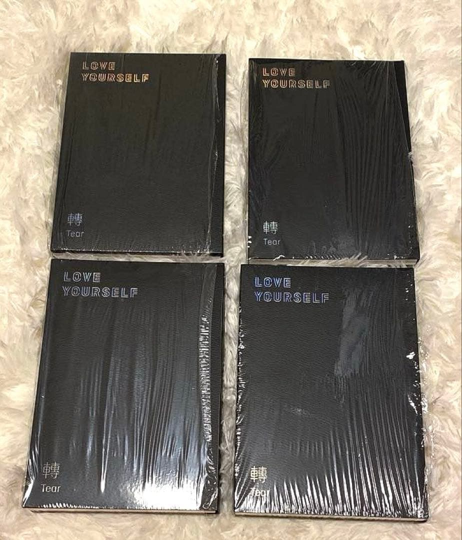 BTS LOVE YOURSELF 轉 TEAR 4形態セット トレカ付き
