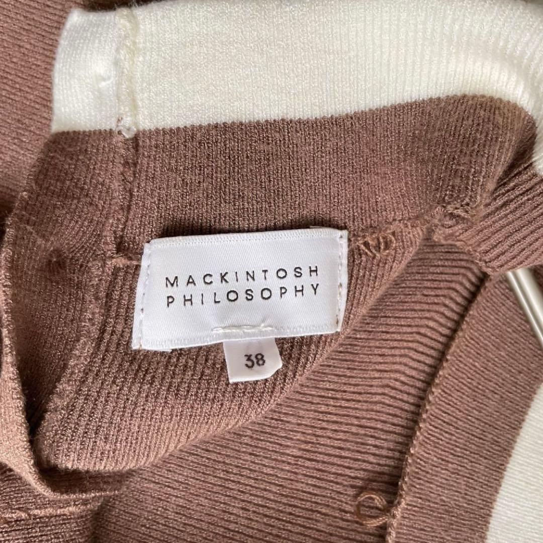 ワンピース MACKINTOSH PHILOSOPHY Cleric Collar Knit