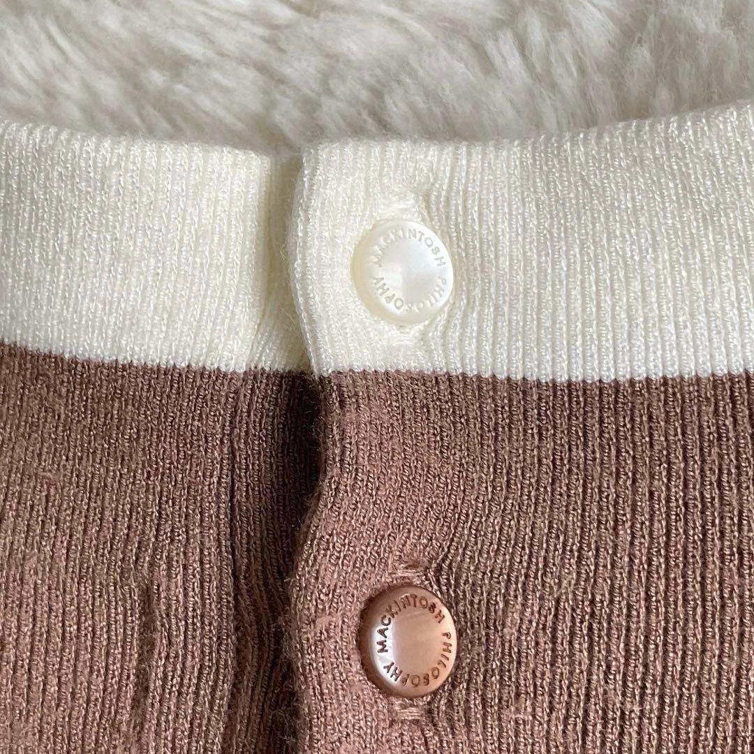ワンピース MACKINTOSH PHILOSOPHY Cleric Collar Knit