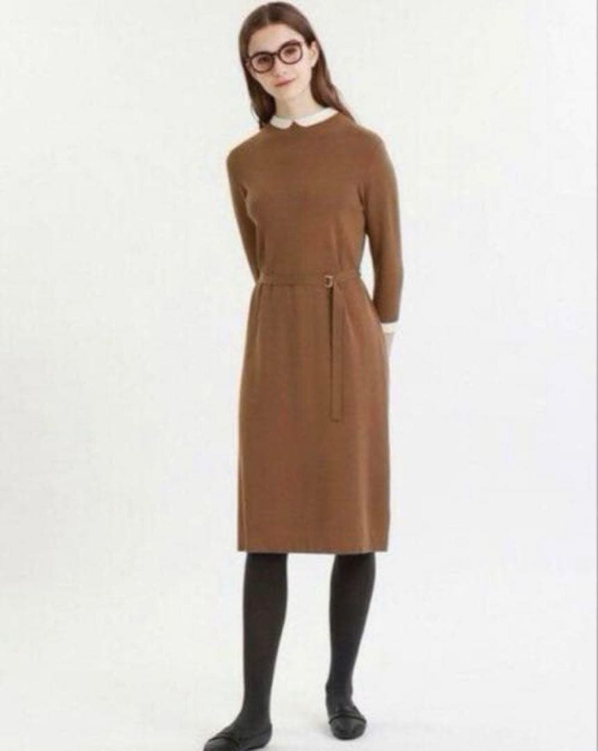 ワンピース MACKINTOSH PHILOSOPHY Cleric Collar Knit