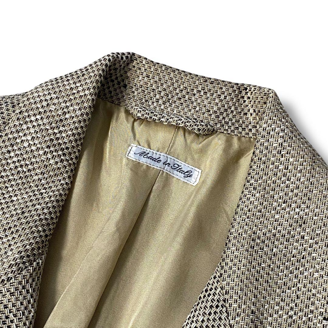 80s Giorgio Armani テーラードジャケット イタリア製 黒タグ
