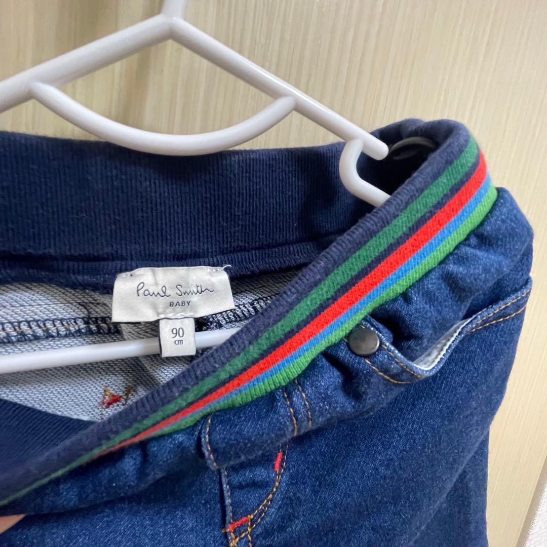 Paul Smith 水色Tシャツとデニムパンツセット 90