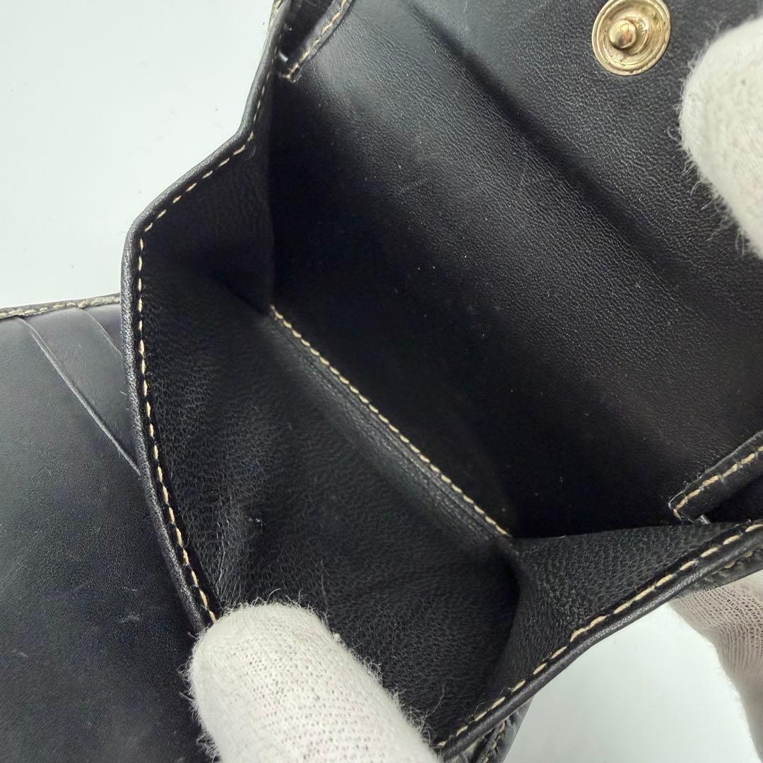 エリザベス様 GUCCI グッチ レザー 折り財布 箱付き