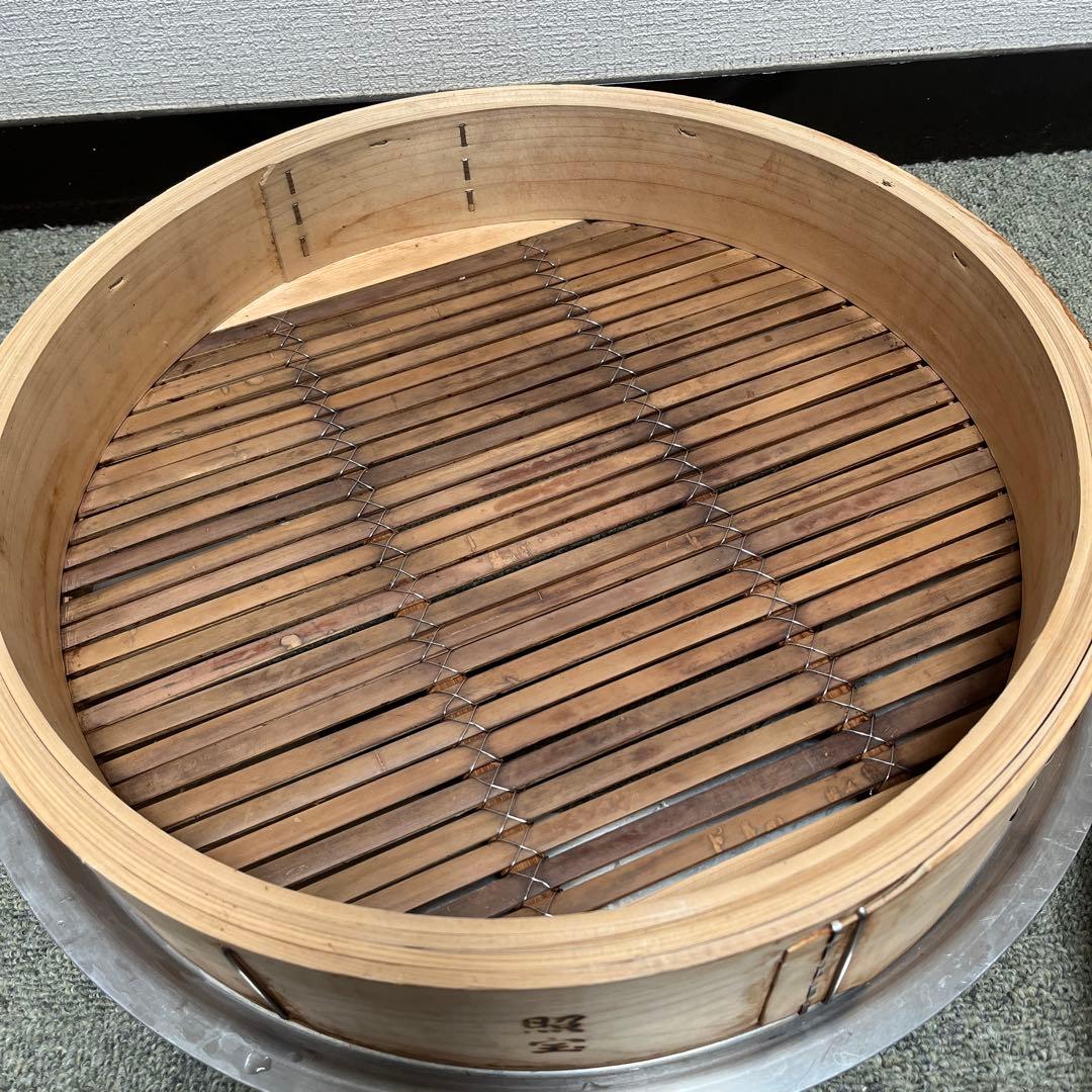こてん　木製 せいろ 42cm 3段重ね