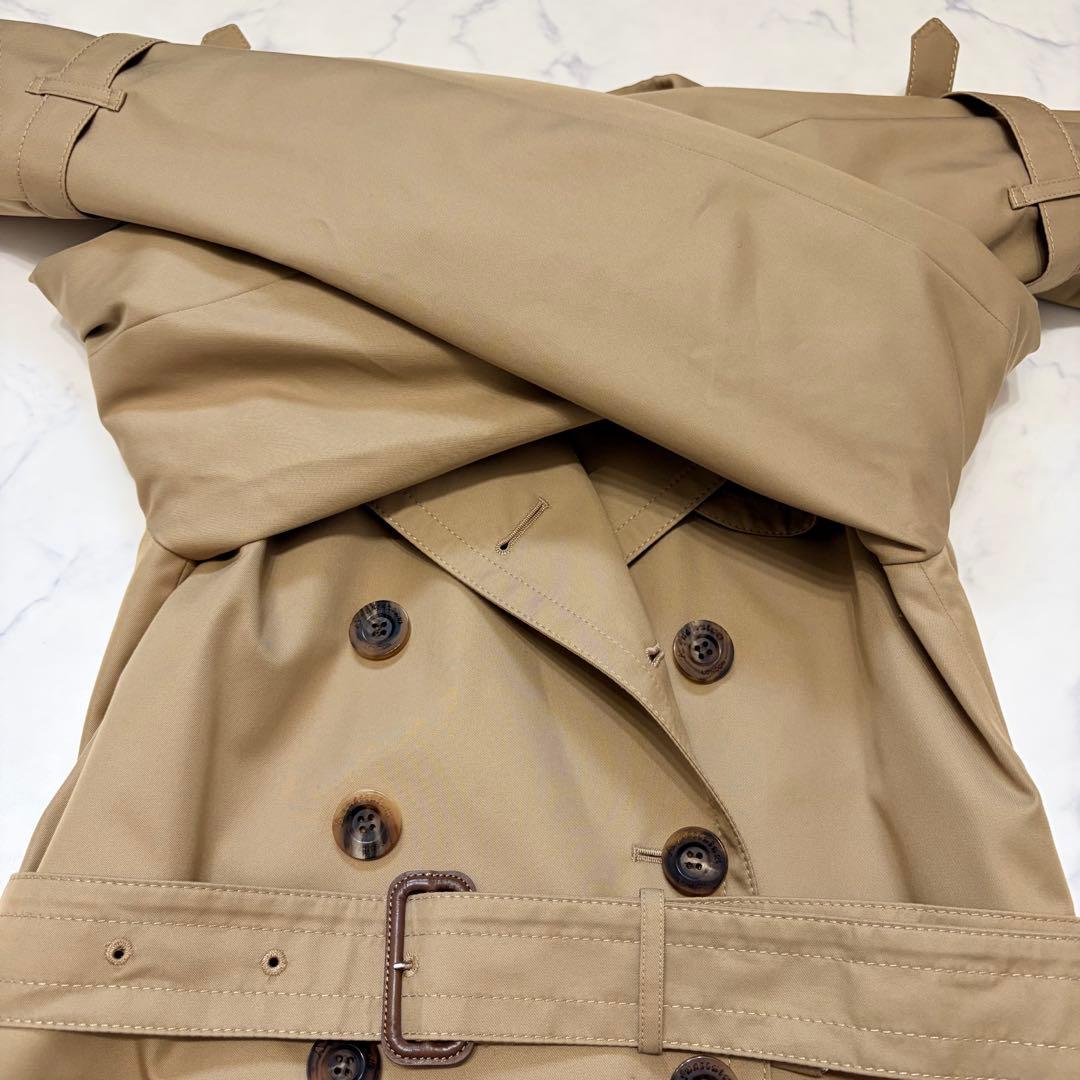 【未使用級美品】Aquascutum トレンチコート ダブル ブルーライナー S