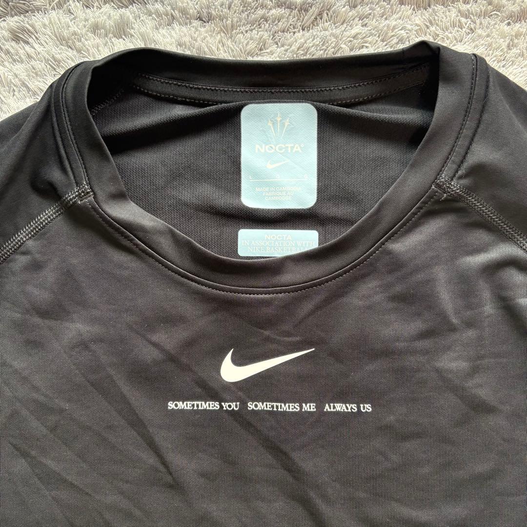 トップス NIKE L NRG NOCTA SS BL TOP BLACK Drake