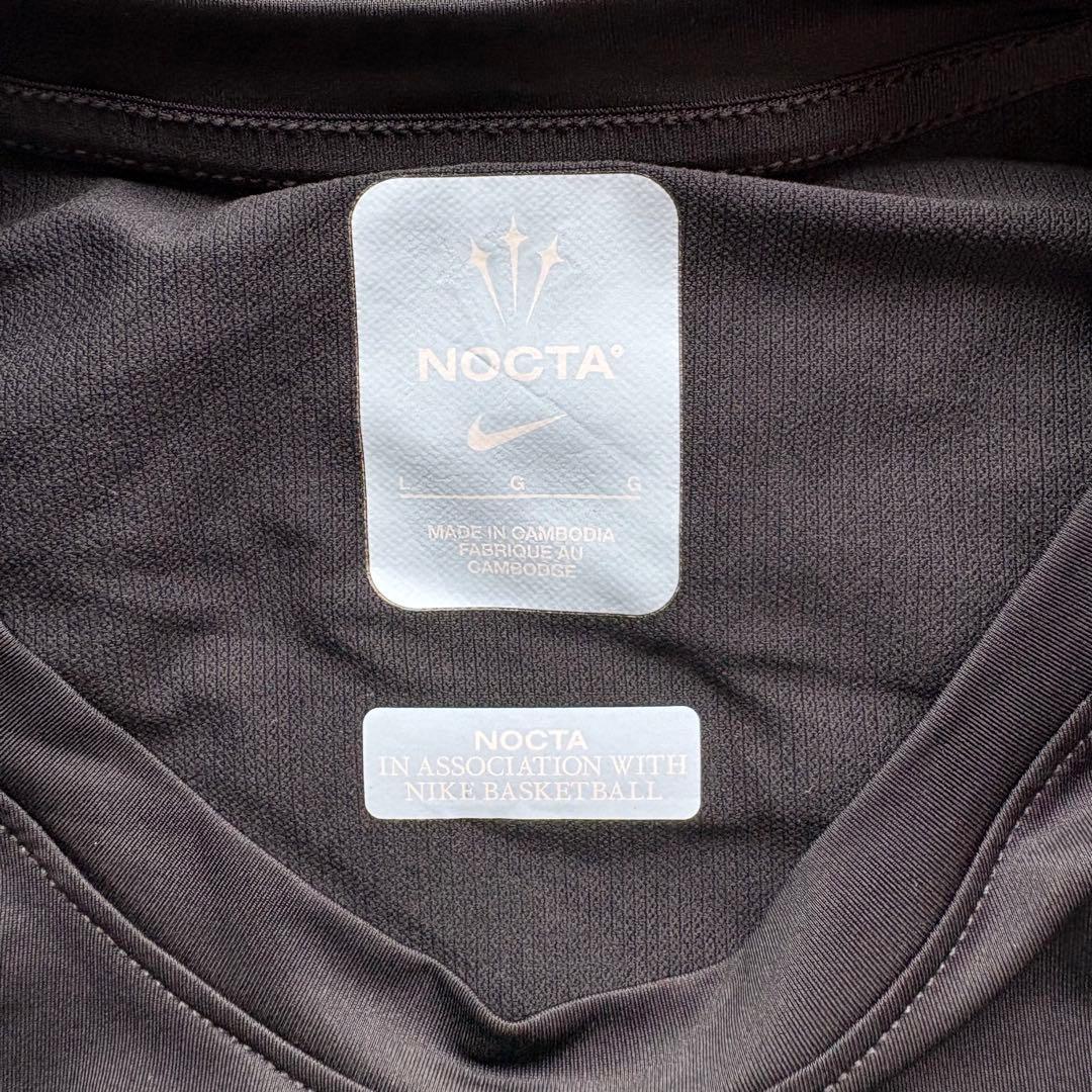 トップス NIKE L NRG NOCTA SS BL TOP BLACK Drake