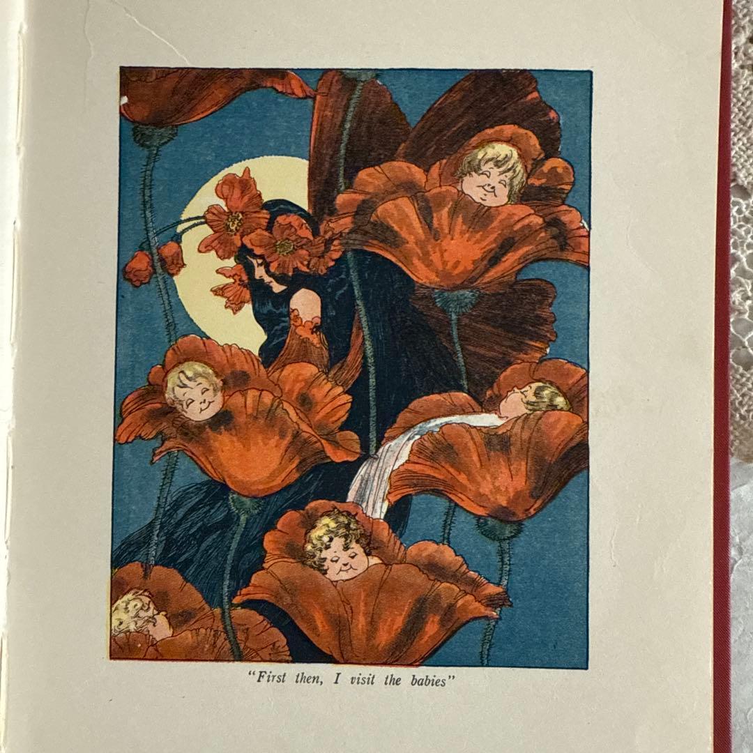 稀少1915年アンティーク愛らしい挿絵の絵本　初版　洋書ジャンクジャーナル古書