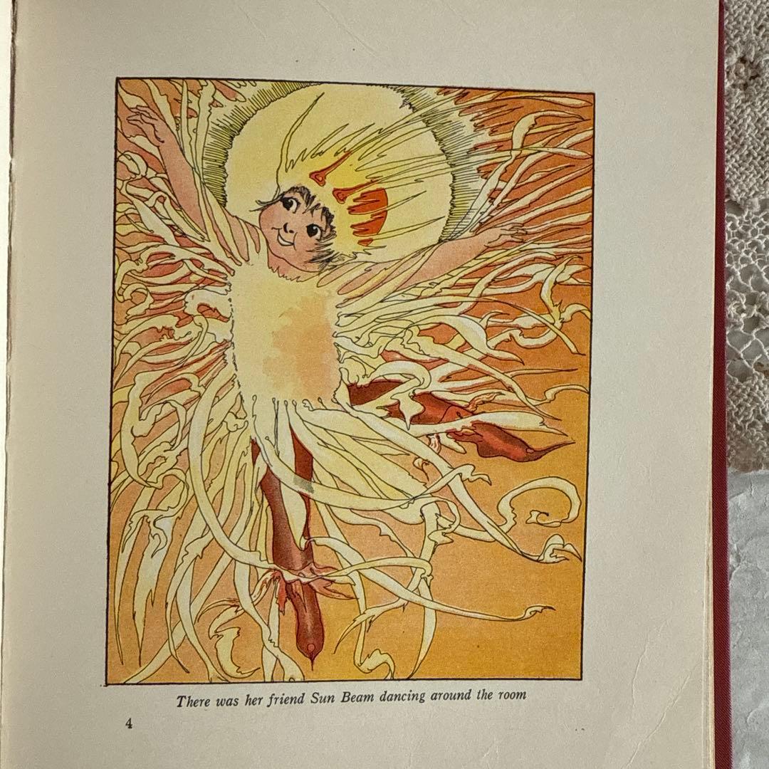 稀少1915年アンティーク愛らしい挿絵の絵本　初版　洋書ジャンクジャーナル古書