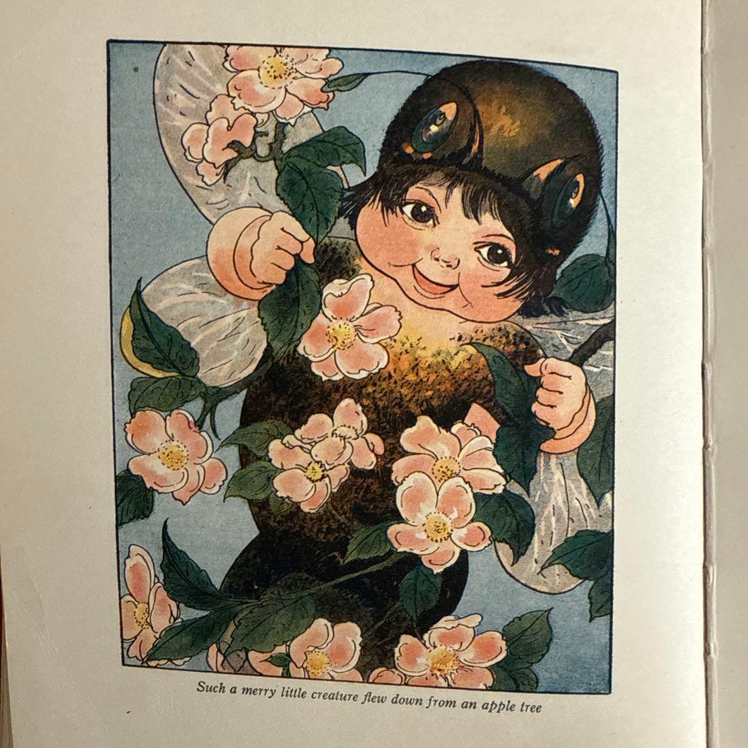 稀少1915年アンティーク愛らしい挿絵の絵本　初版　洋書ジャンクジャーナル古書