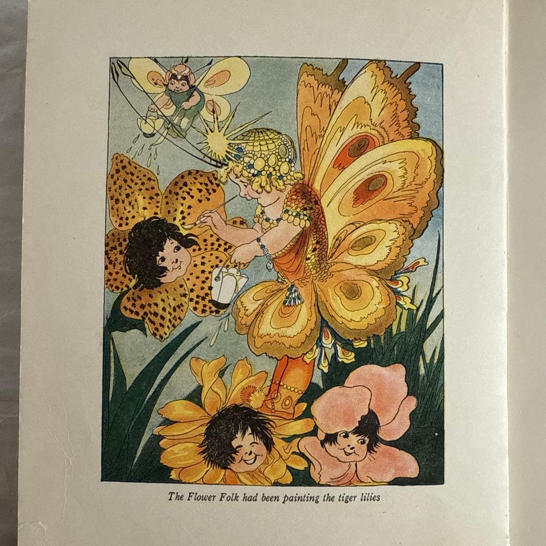 稀少1915年アンティーク愛らしい挿絵の絵本　初版　洋書ジャンクジャーナル古書