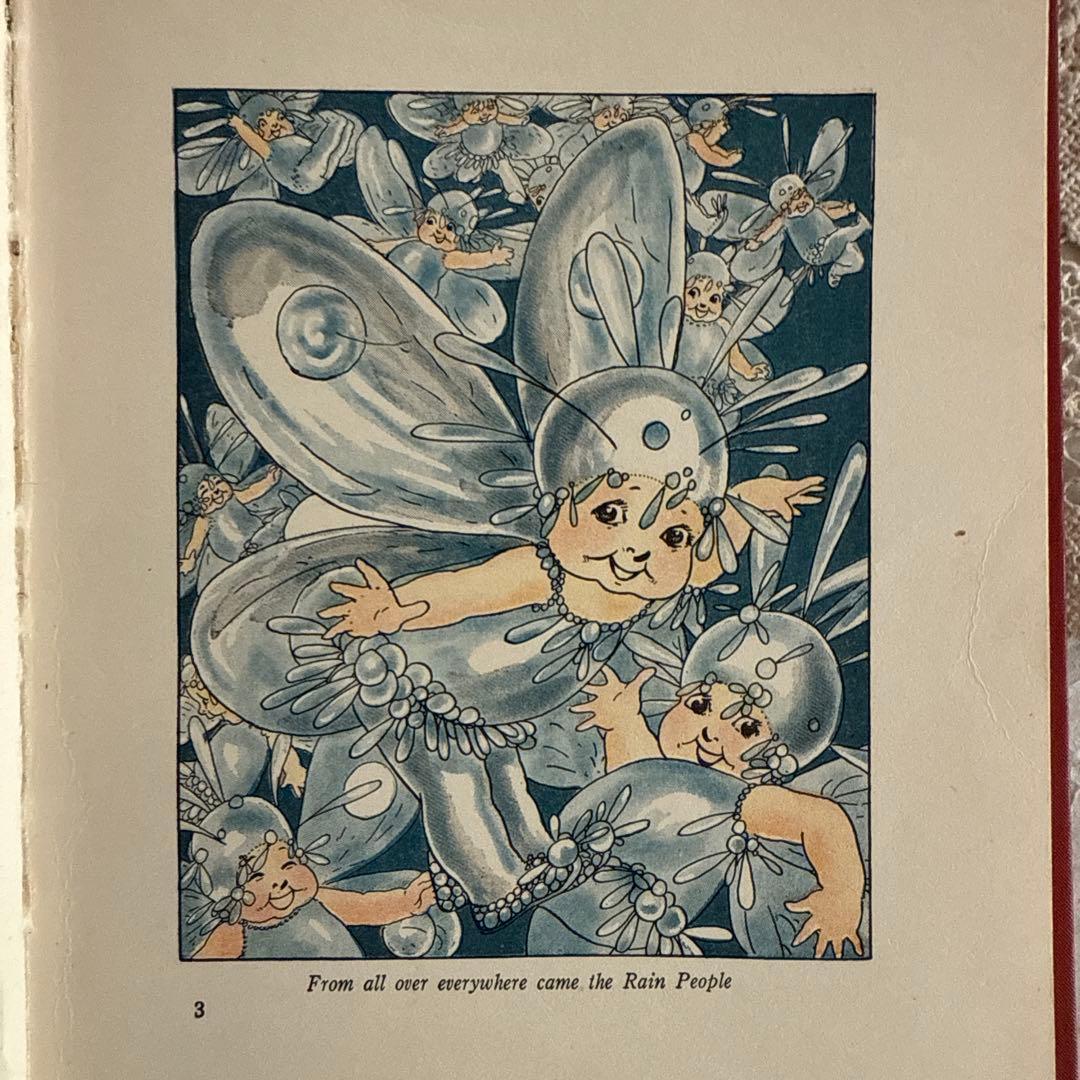 稀少1915年アンティーク愛らしい挿絵の絵本　初版　洋書ジャンクジャーナル古書