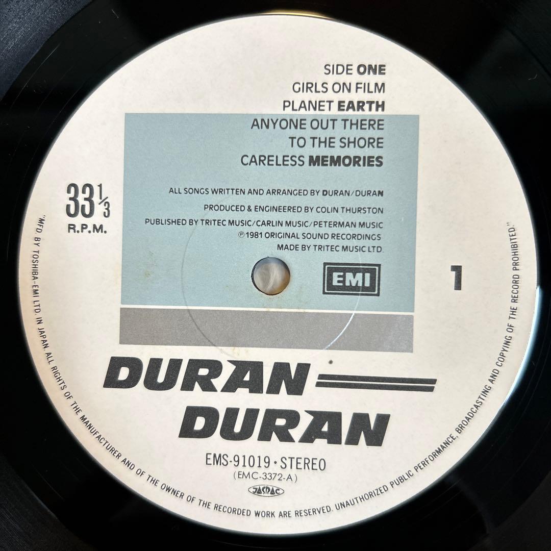 Duran Duran デュラン・デュラン　初回美盤