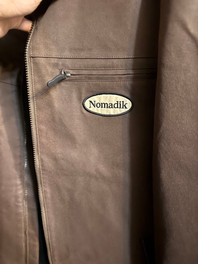 Nomadik ブラウン ジャケット フード付き