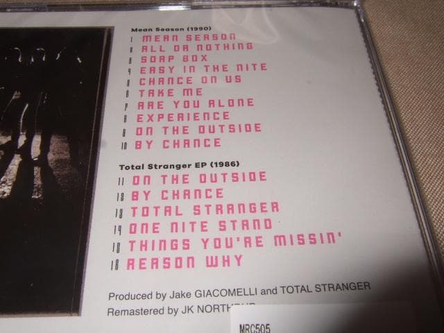 TOTAL STRANGER,メロハー,メロディアスハード,新品,限定500