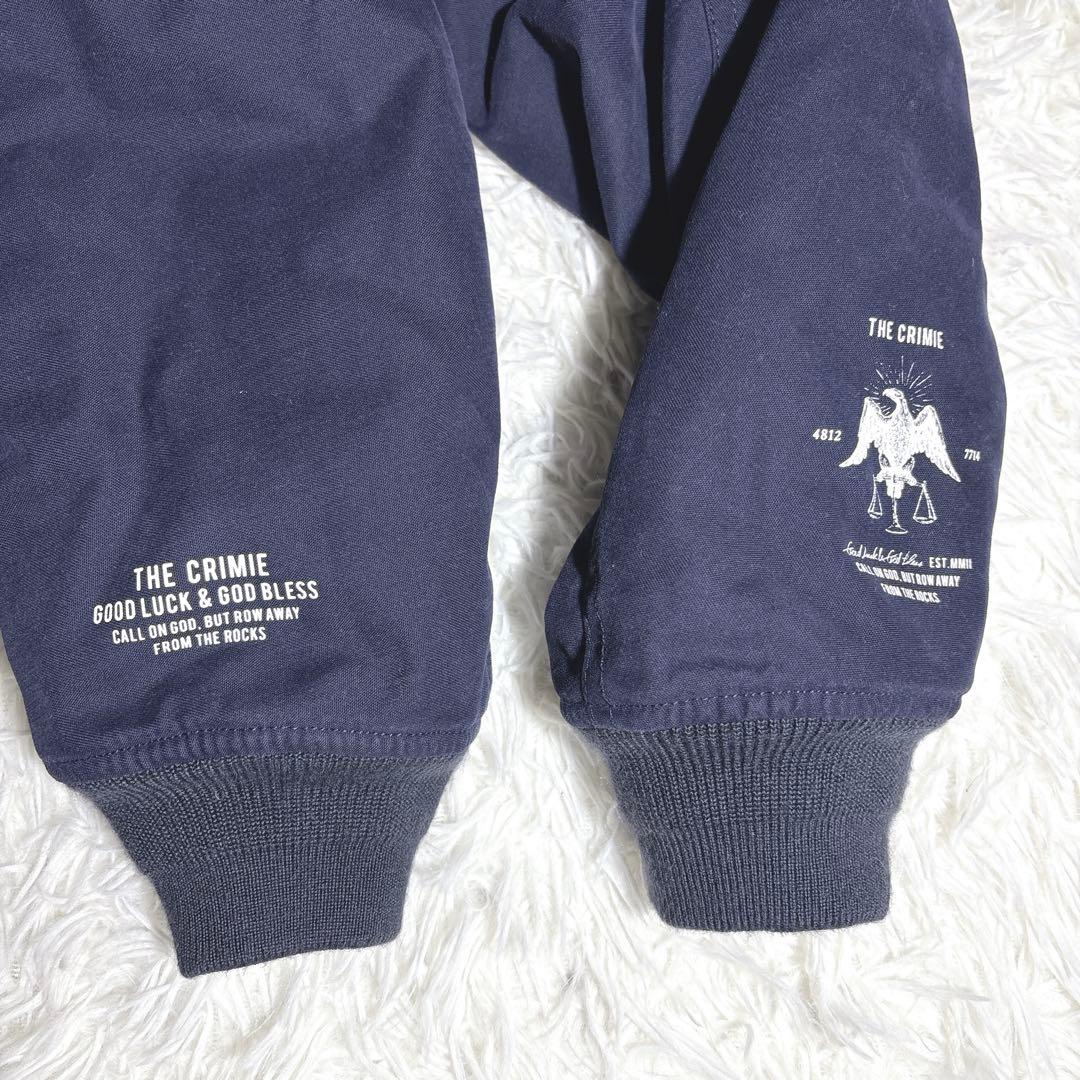 美品 THE CRIMIE クライミー 中綿 MA-1 M ネイビー ジャケット
