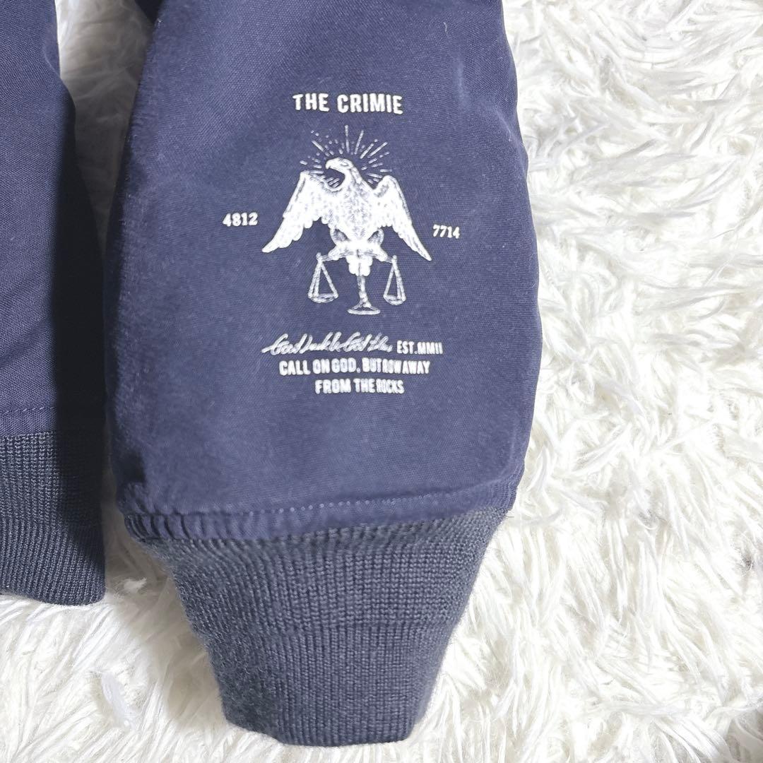 美品 THE CRIMIE クライミー 中綿 MA-1 M ネイビー ジャケット