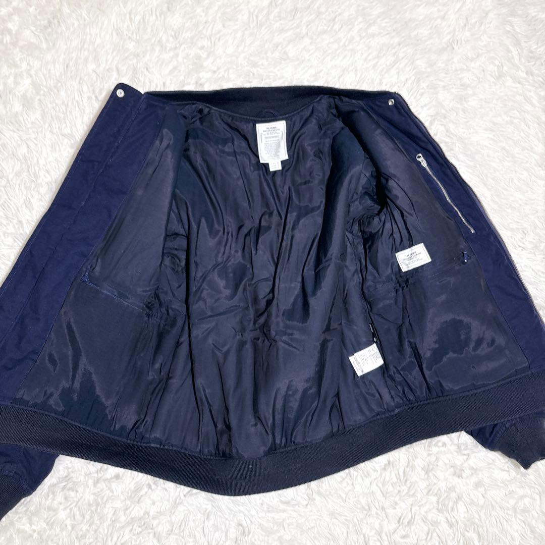 美品 THE CRIMIE クライミー 中綿 MA-1 M ネイビー ジャケット