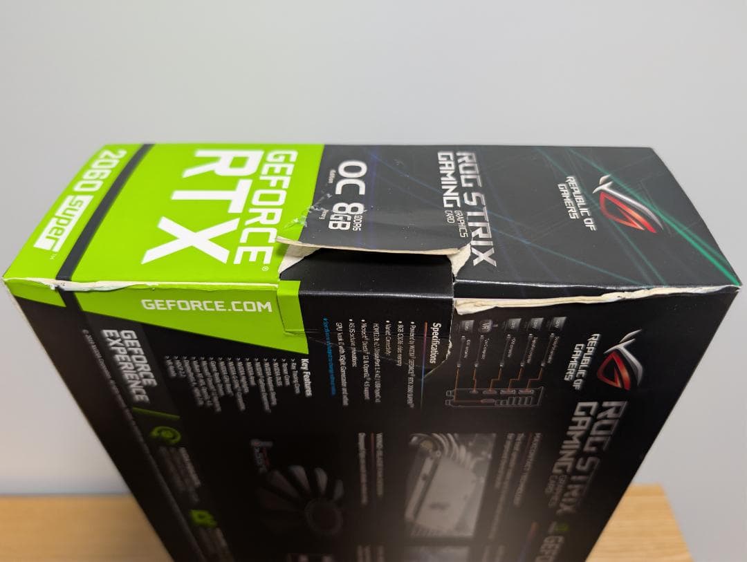 グラフィックボード・グラボ・ビデオカード ASUS ROG STRIX GeForce RTX 2060 Super