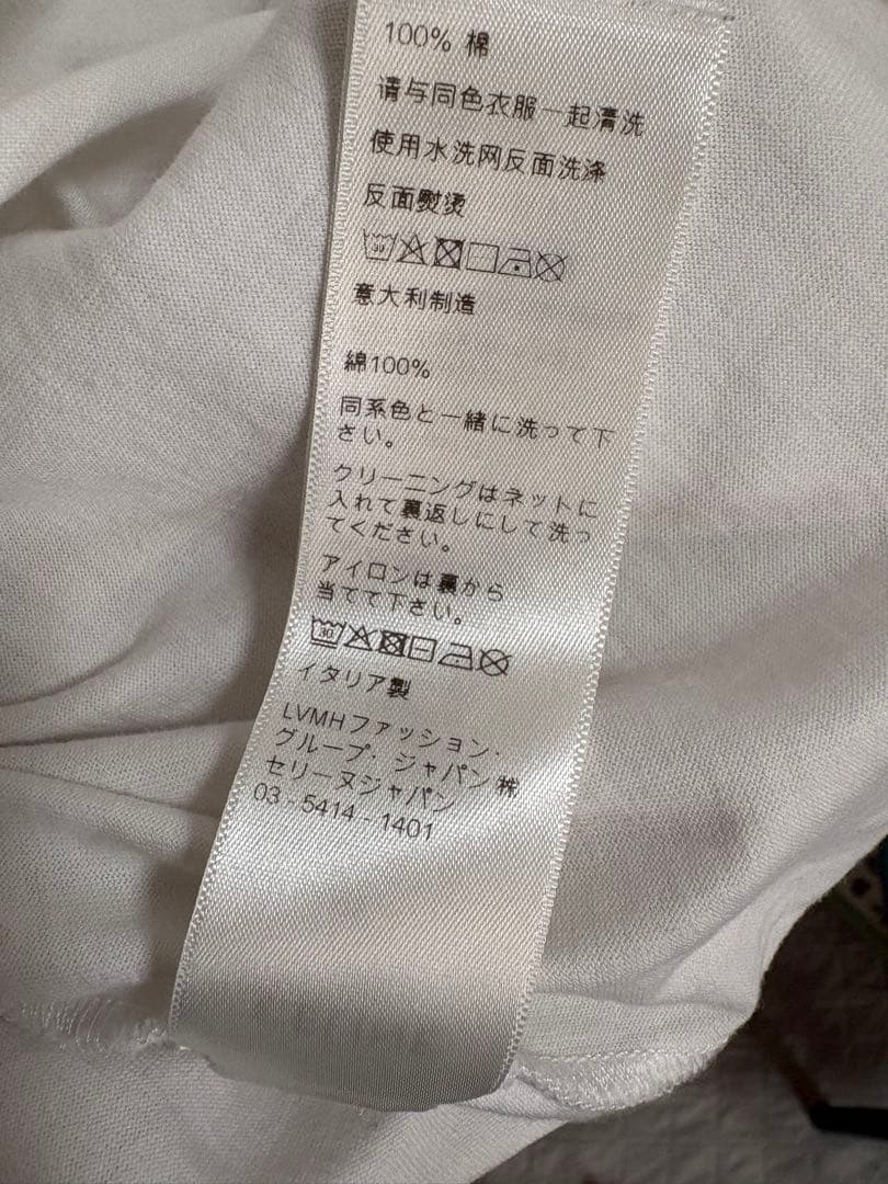 国内正規品　定価8万　セリーヌ　ロゴTシャツ　XS 安心鑑定利用可能