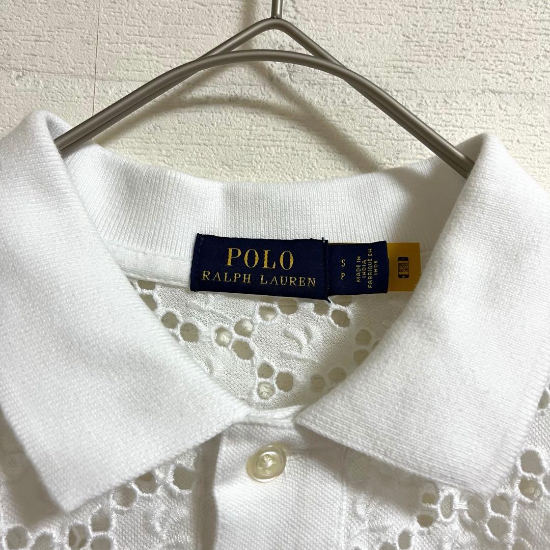 POLO RALPH LAUREN ポロ ラルフローレン 半袖ポロシャツ　レース