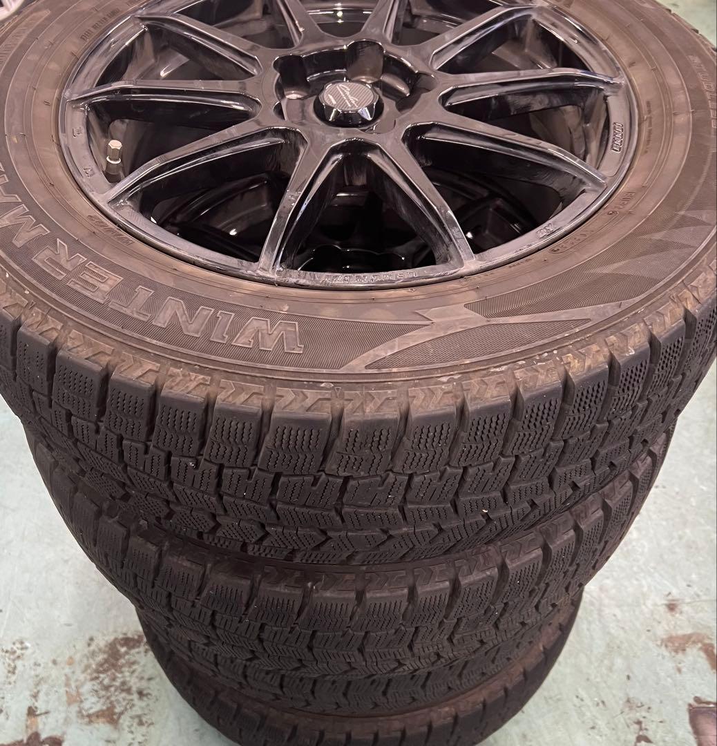ダンロップ 225/60R17 17インチホイールスタッドレスタイヤセット4本