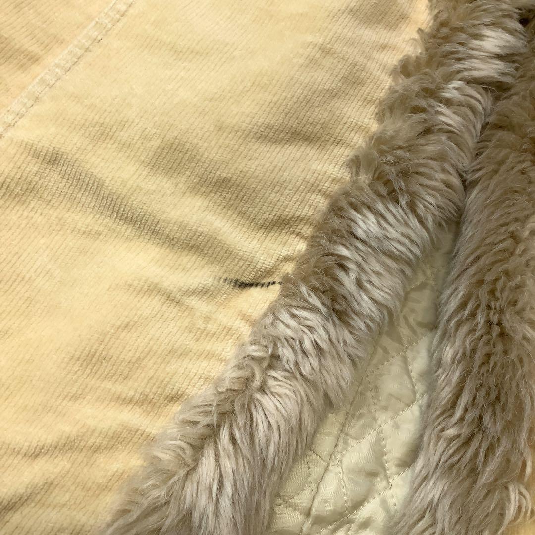 BURBERRY BLUE LABEL コーデュロイ 中綿コート ベージュ系