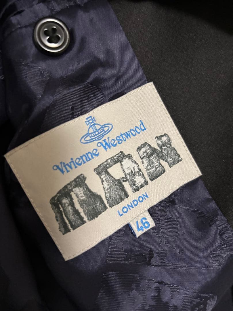 【美品】Vivienne Westwood テーラードジャケット 46 ブラック