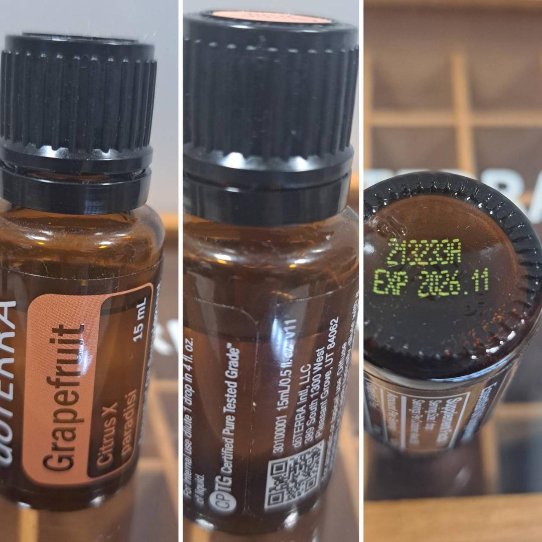 doTERRA エッセンシャルオイル 木箱とオイル8本セット　開封済品