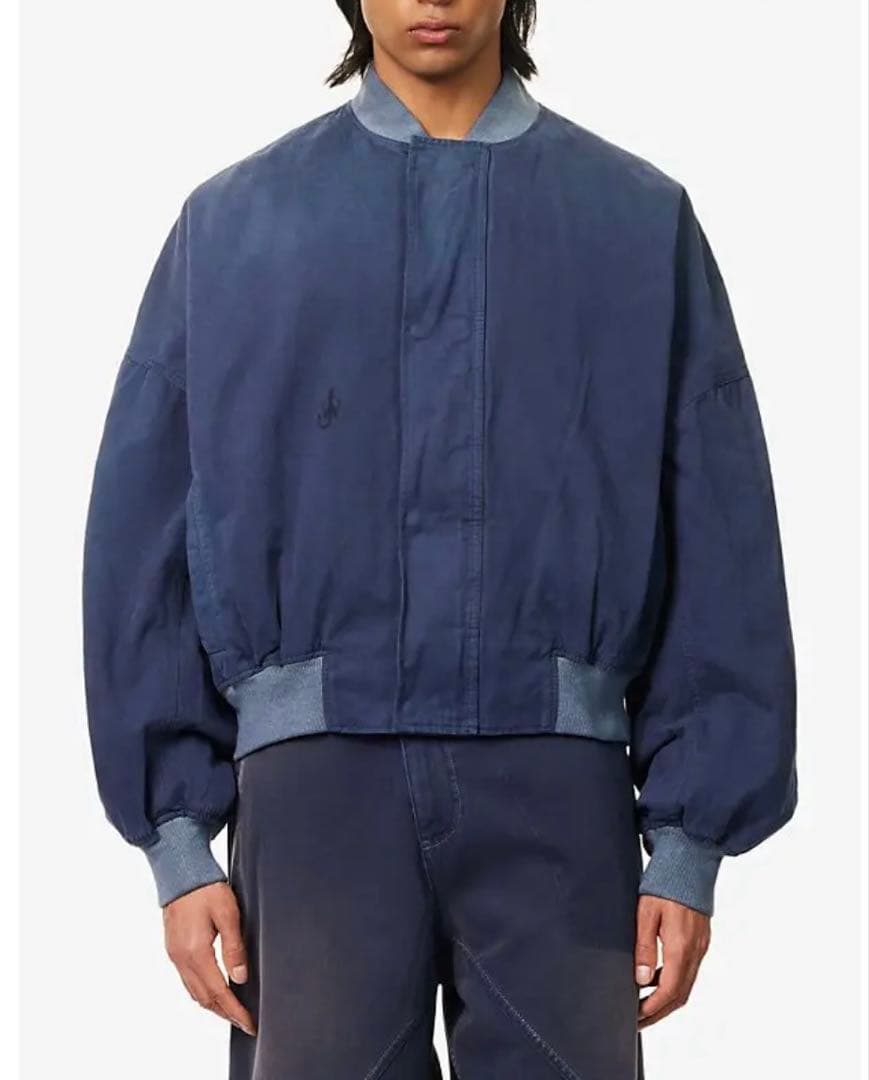 新品 17万 JW ANDERSON ボンバージャケット バーシティ スタジャン