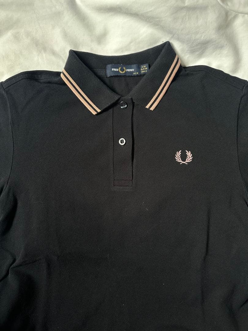 FRED PERRY×BEAMS別注 ネイビーポロシャツ UK 10