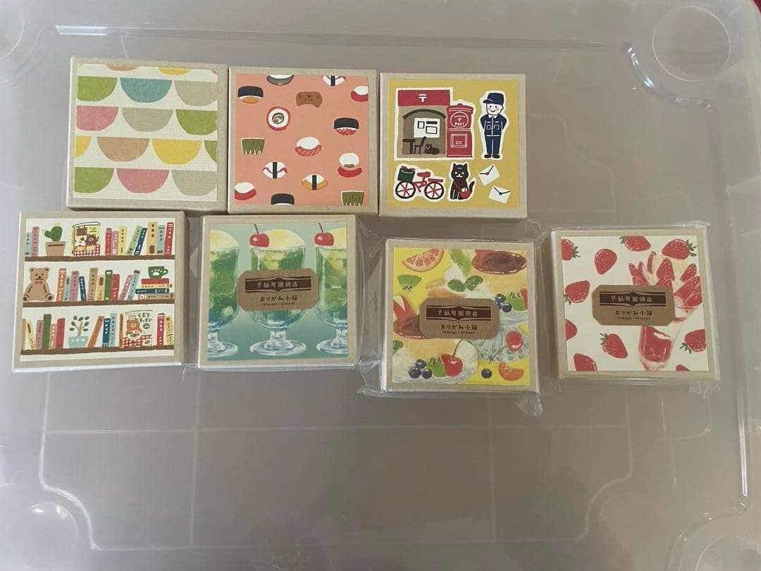 d*9様 古川紙工　おりがみ小箱　新品中古10箱