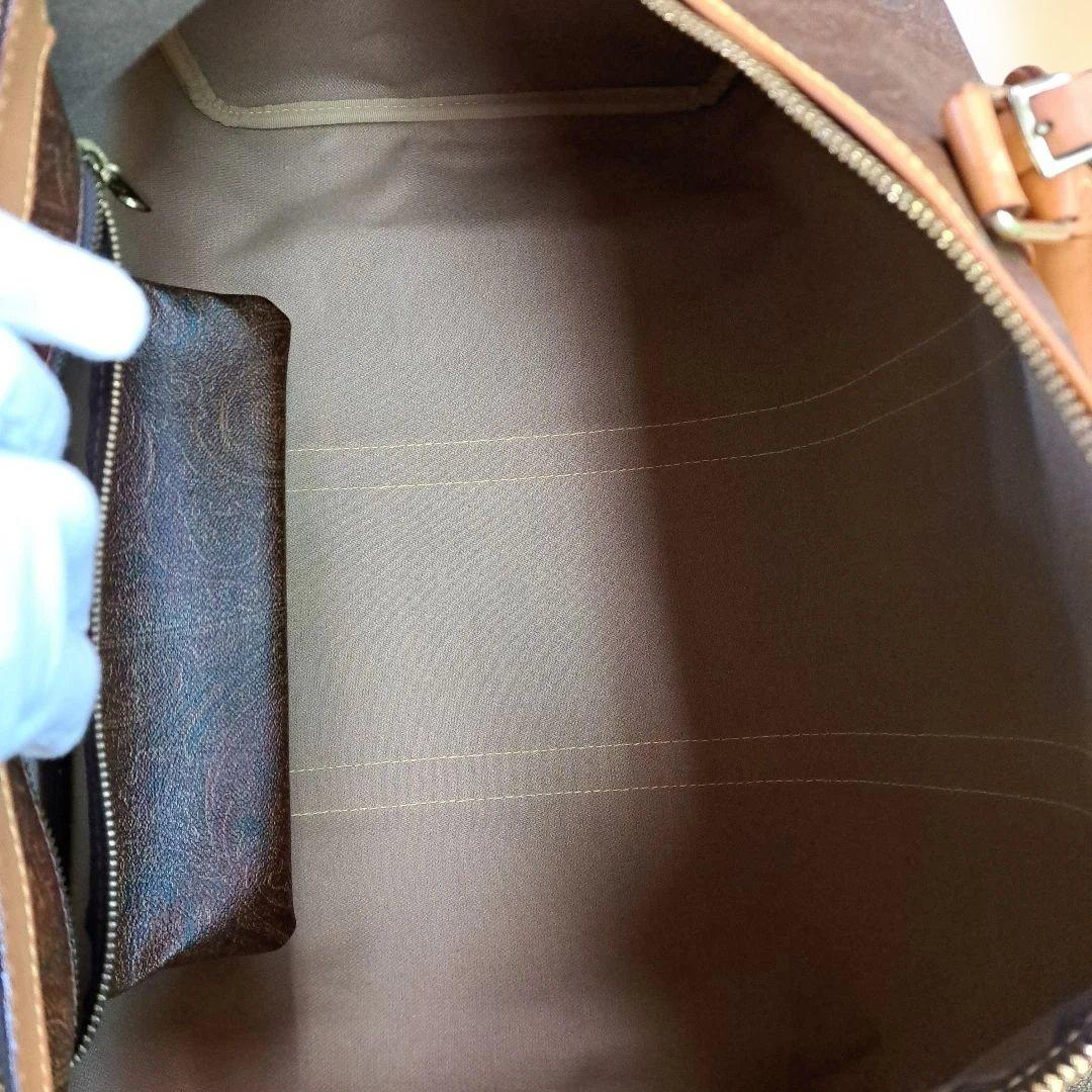 美品エトロ ボストンバッグ　ペイズリー柄