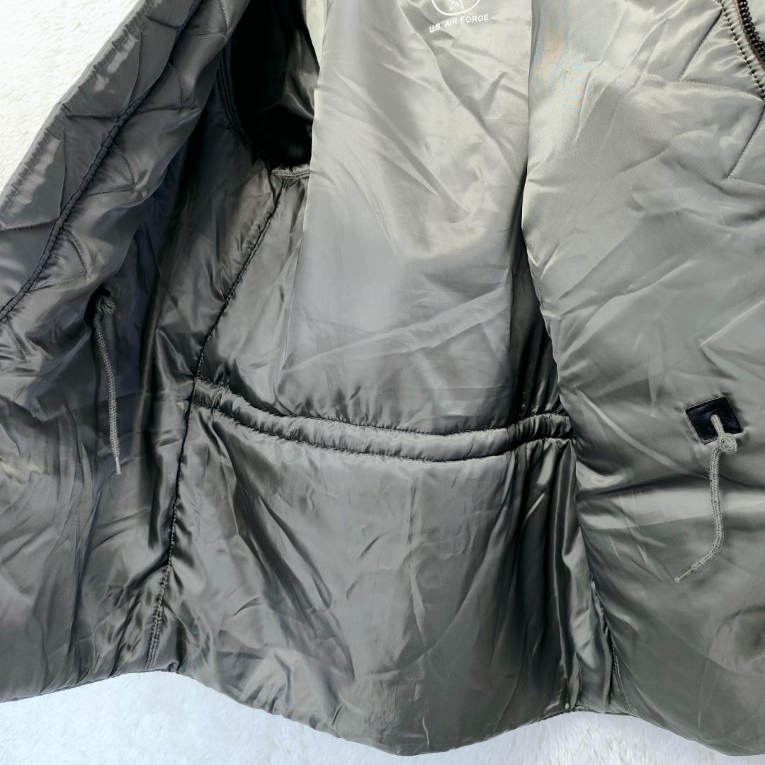 【美品】WAIPER　N-3B　N3B　ミリタリーフライトジャケット　ファー毛皮