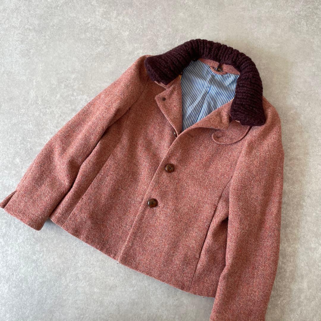 美品【定価8万】45R × Lovat(ラバット)社製 別注ツイードジャケット