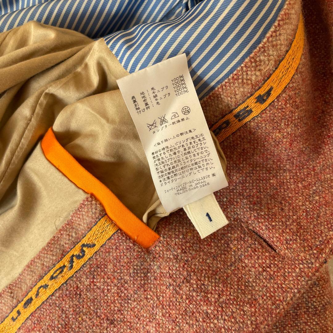 美品【定価8万】45R × Lovat(ラバット)社製 別注ツイードジャケット