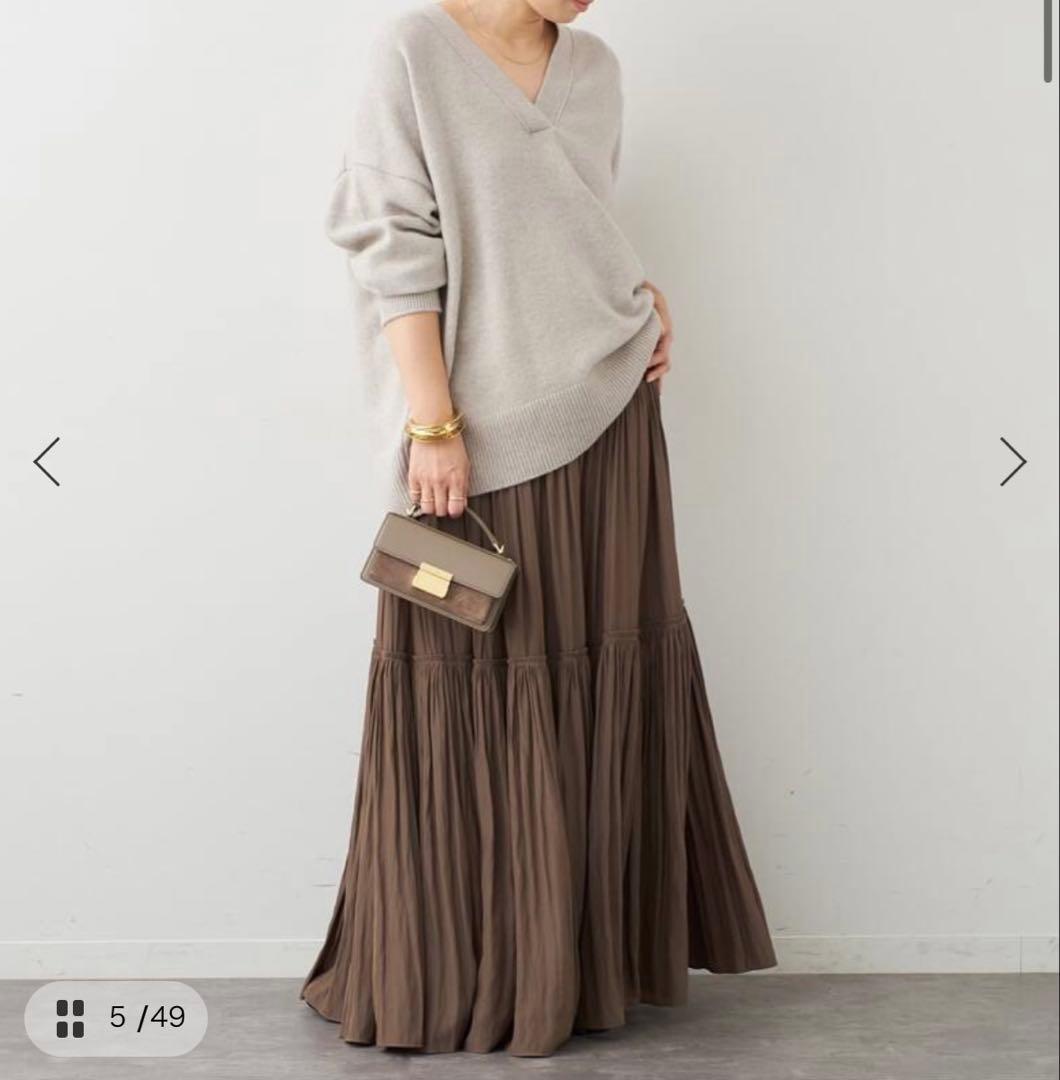 deuxieme classe Gather Maxi スカート