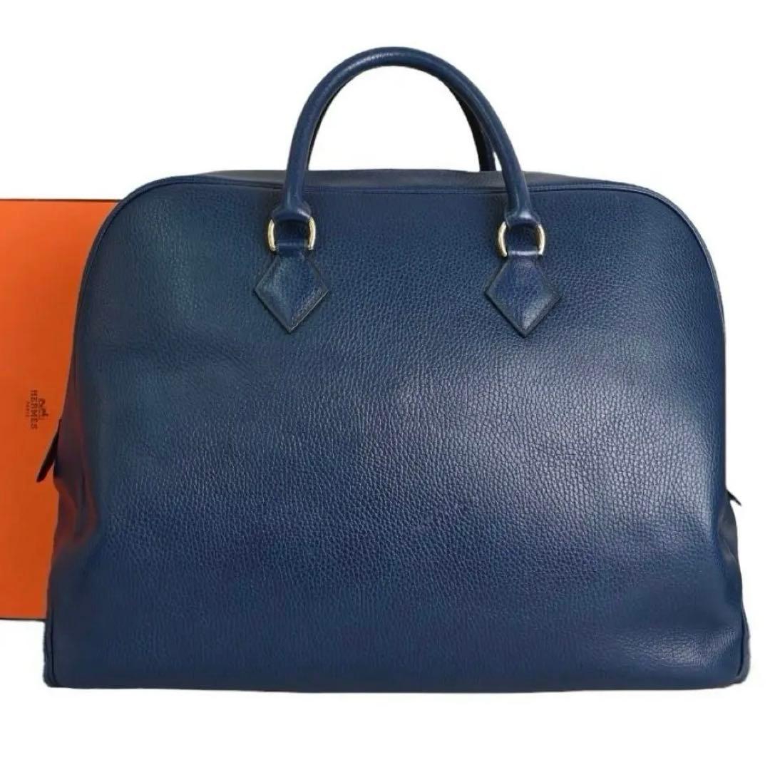 【極美品】エルメス　ヴィクトリア　ボストンバッグ　レザー　旅行　ハンド　トート
