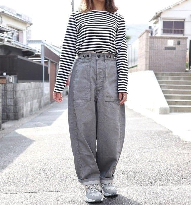 ordinary fits james pants 　デニム　グレー