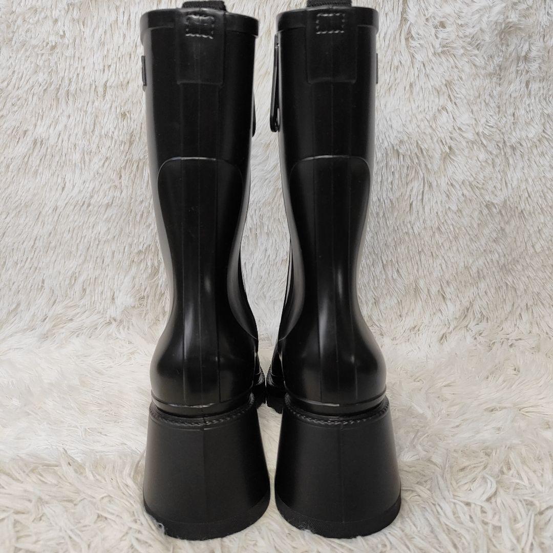 未使用級　クロエ　レインブーツ　Betty 36　23cm 黒