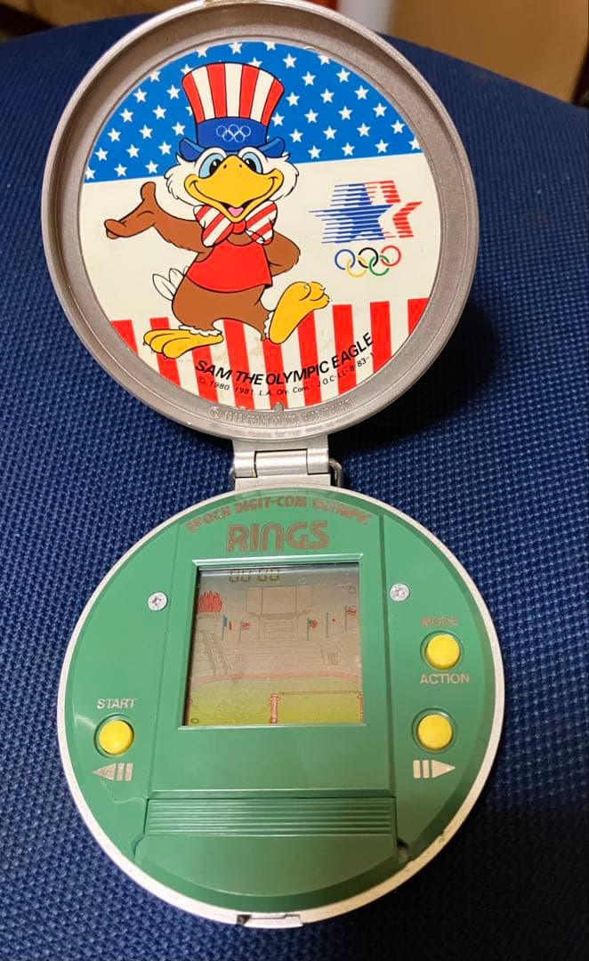 エポック LCDゲーム イーグルサムの五輪 ロサンゼルス1984 箱付 レトロ」