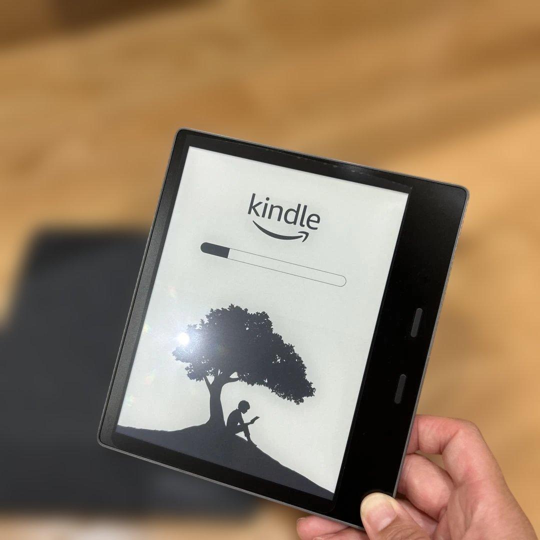 Amazon Kindle ダークグレー カバー付き