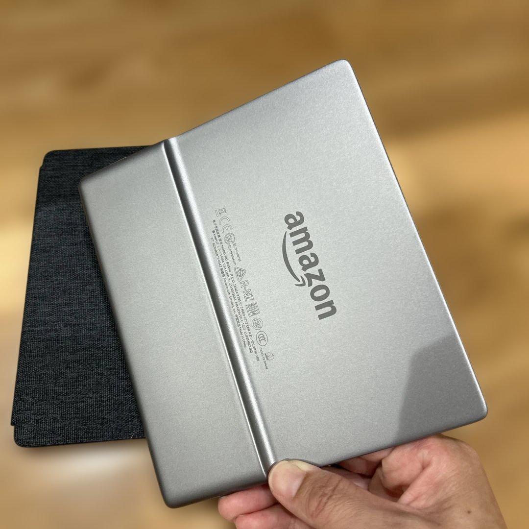 Amazon Kindle ダークグレー カバー付き