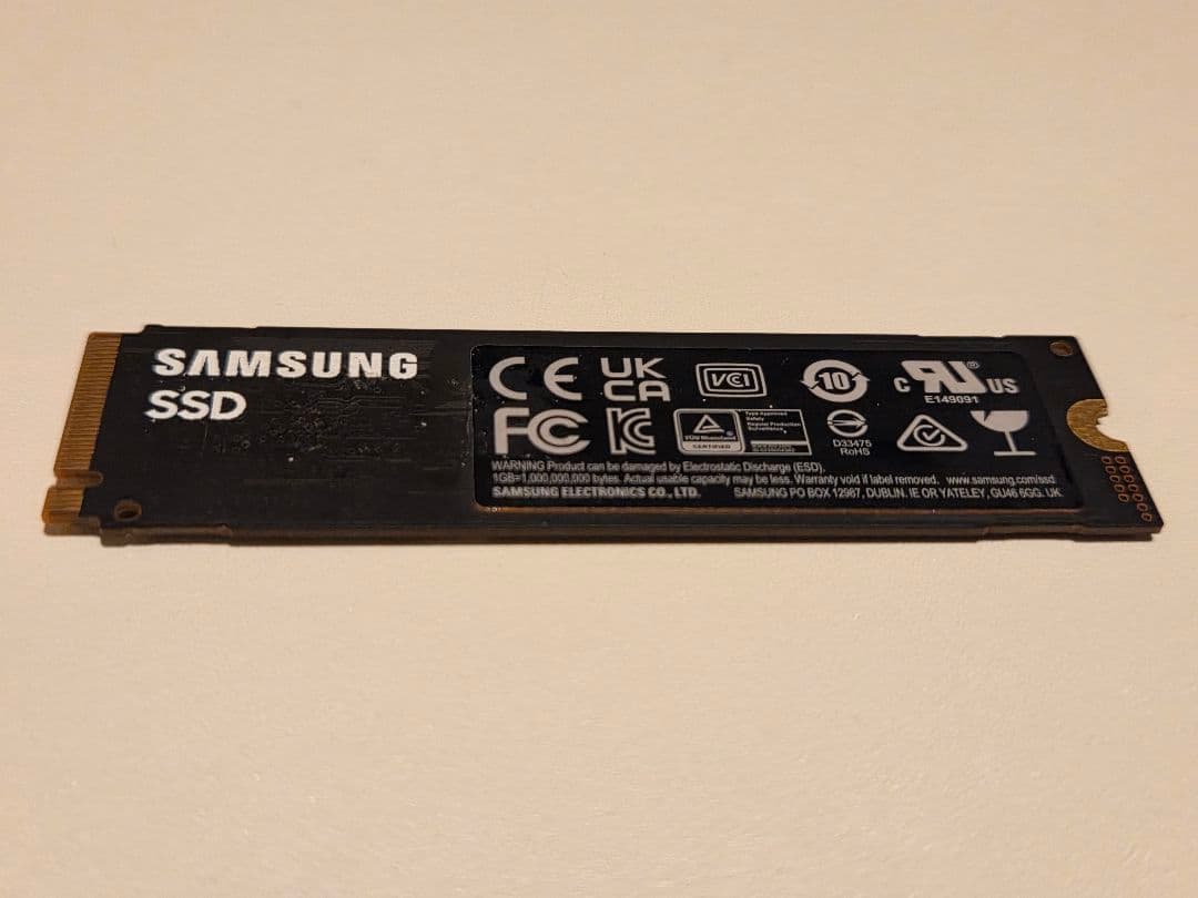 内蔵型SSD Samsung 980 500GB NVMe M.2 SSD