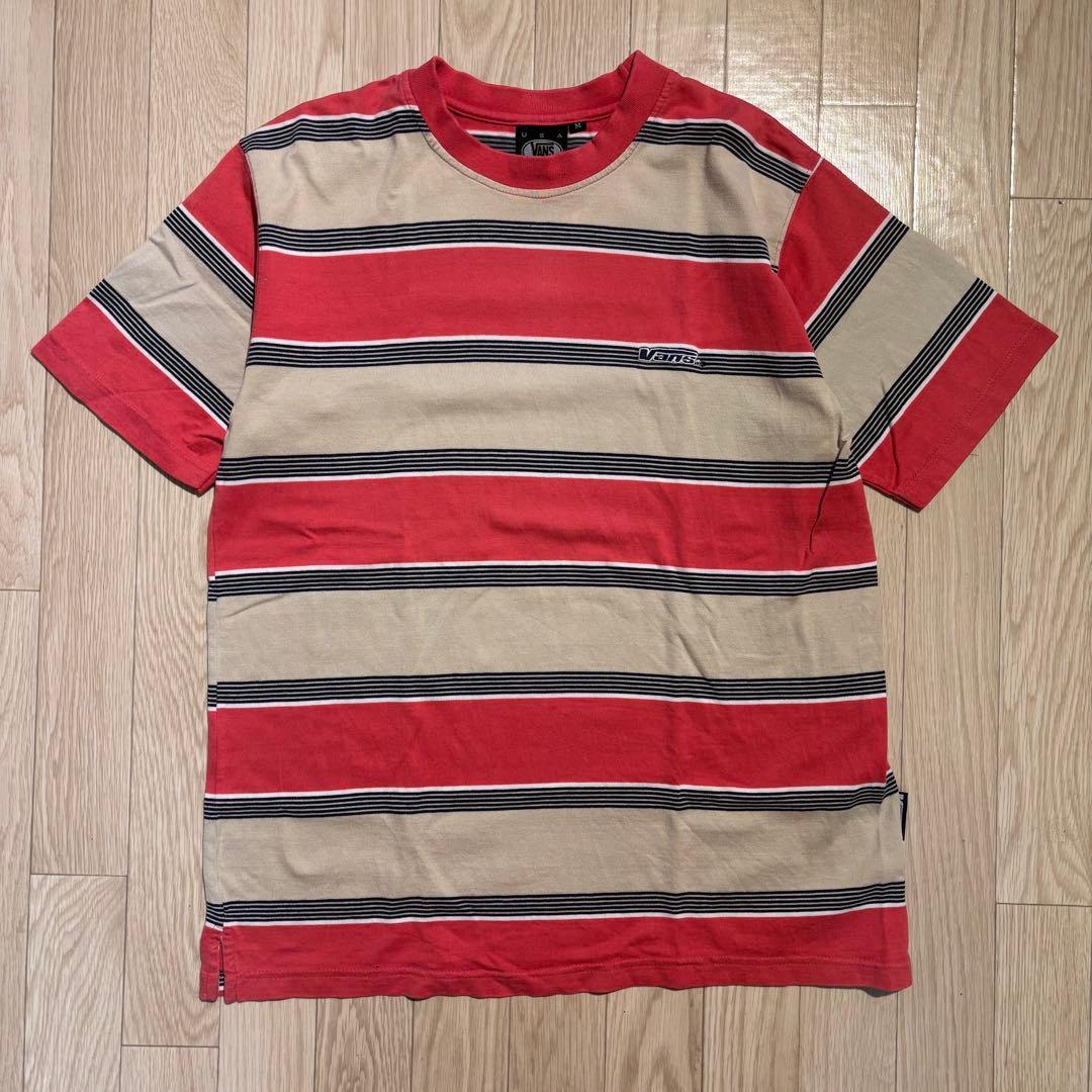 00s VANS USA製 ボーダー Tシャツ ヴィンテージ ビンテージ サーフ