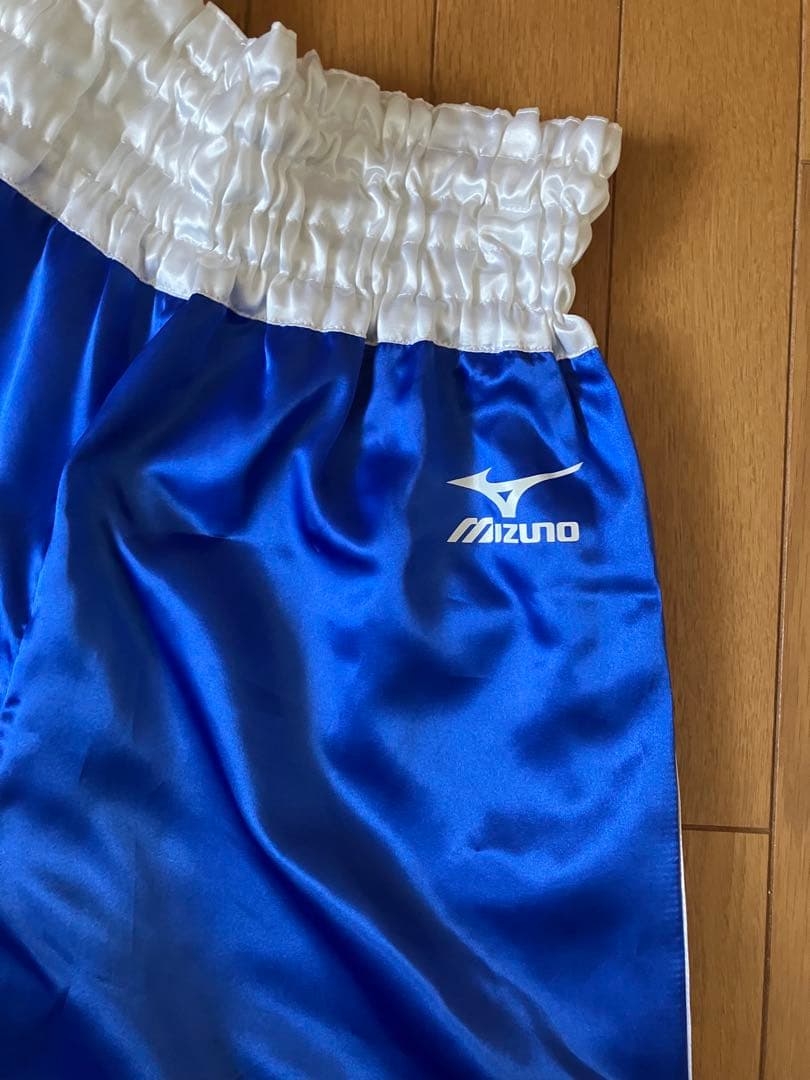 Mizuno ミズノボクシングショーツ 青　アマチュア　試合用