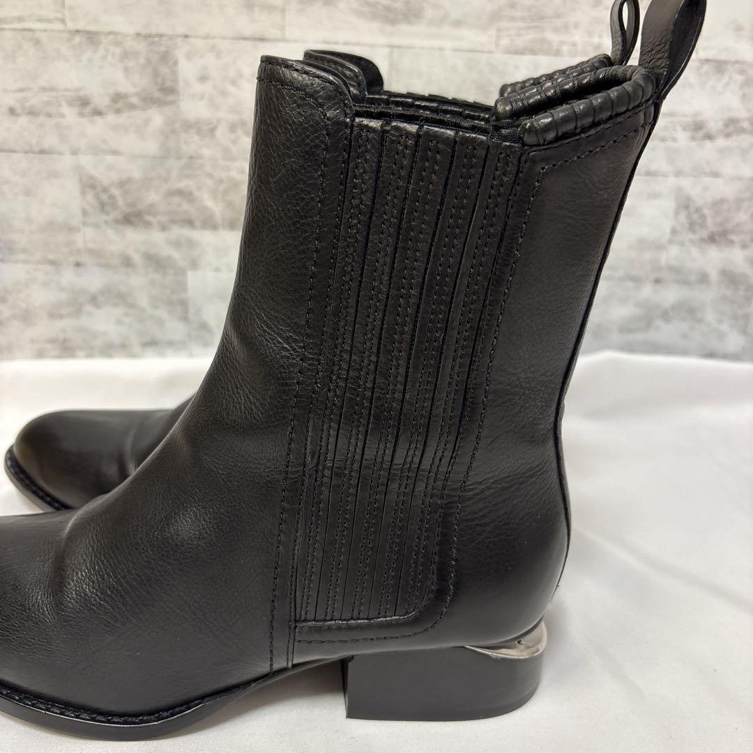 美品✨Alexander Wang サイドゴアブーツ　ブラック　チェルシーブーツ